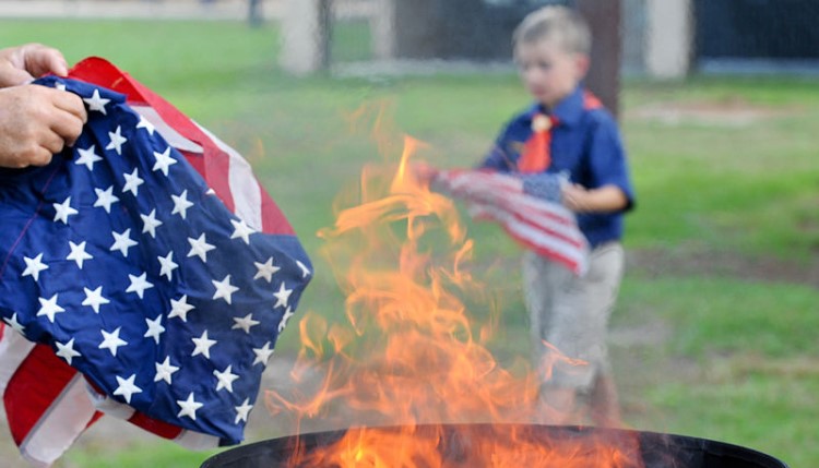 US Flag Retirement