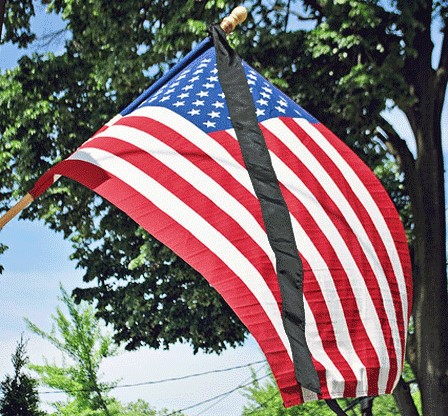 Flag Mourning Ribbon