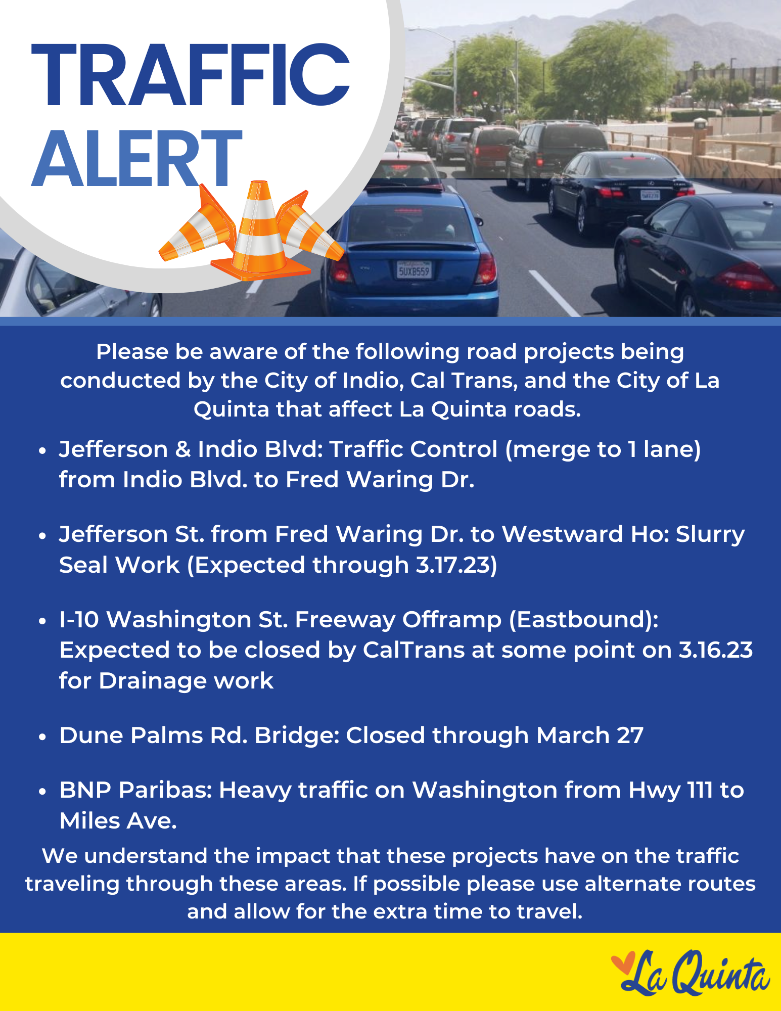 Traffic Alert 3.16.23