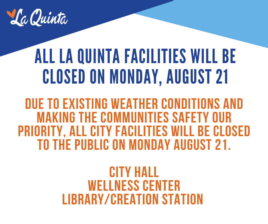 City Facilities Closure