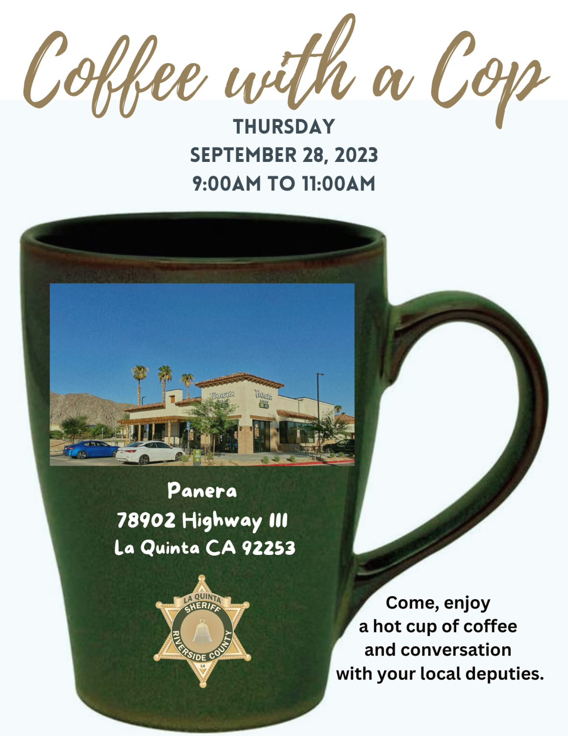 Coffee with a Cop 9-28-23