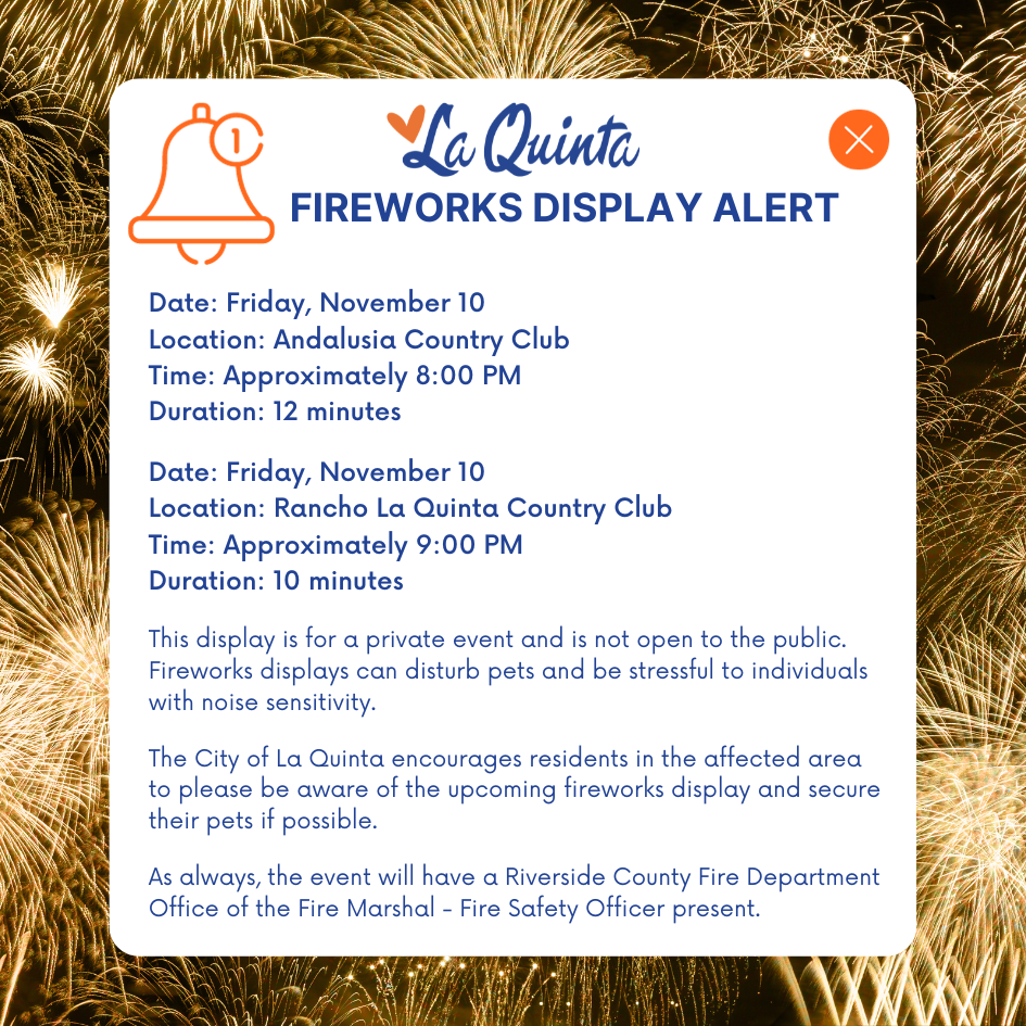 Fireworks Display Nov 2023