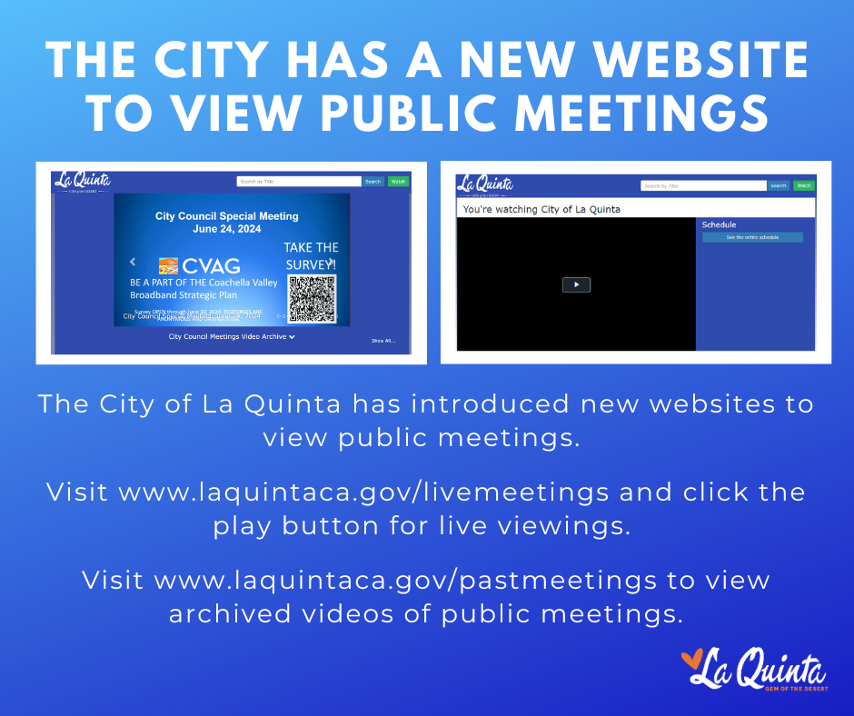 Council Live Meetings