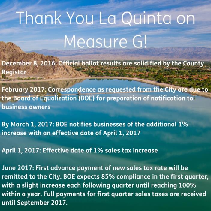 Thank You Measure G