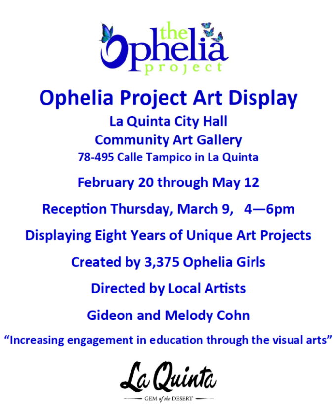 Community Art Gallery Reception - Ophelia Project