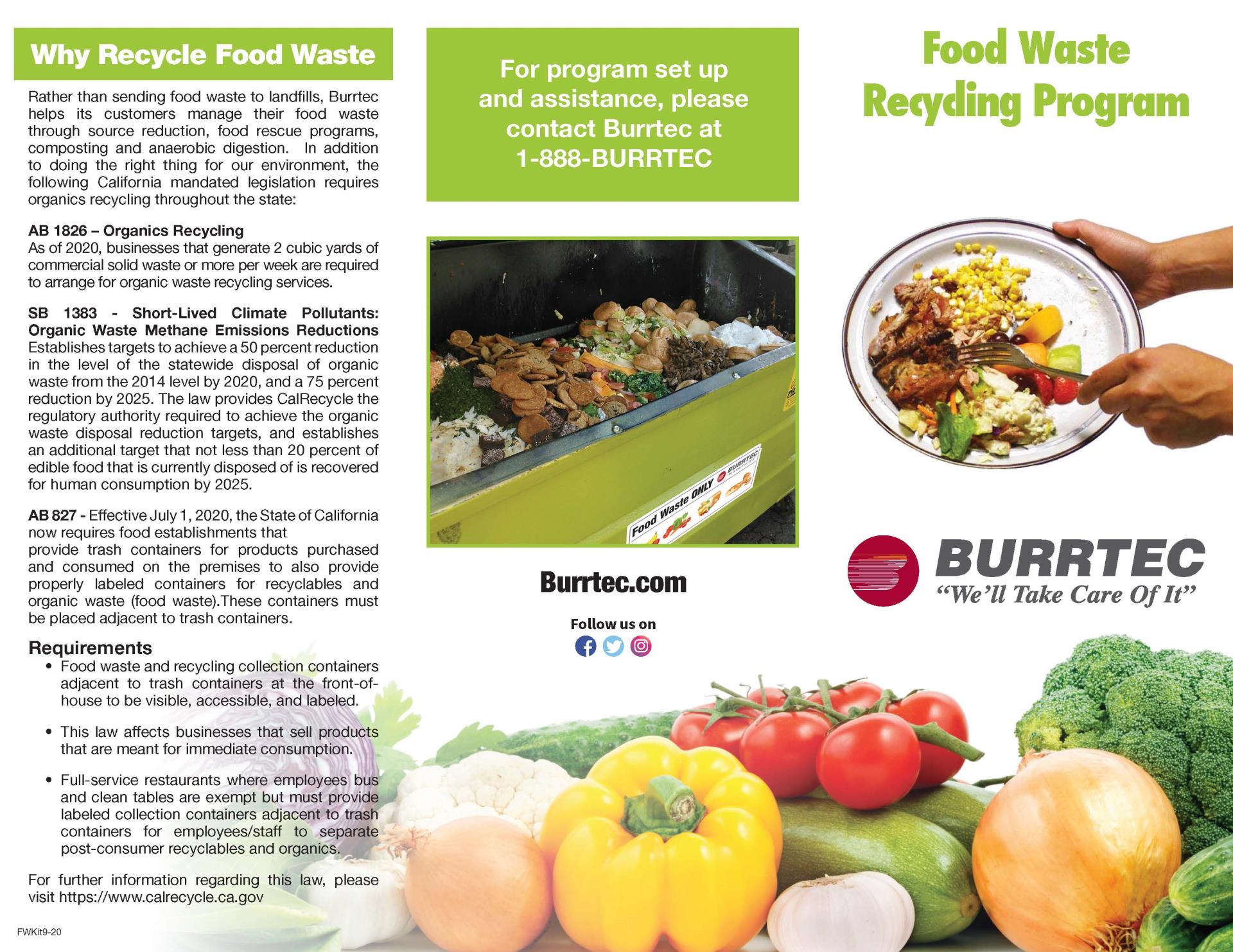 Burrtec Food Waste Recycling - 2021 Version