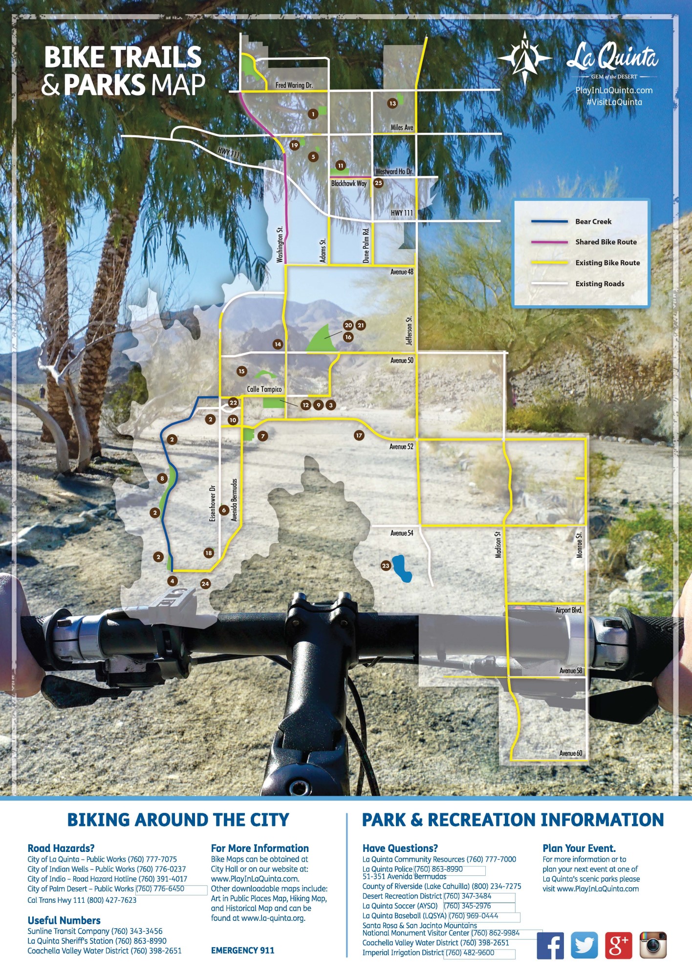 Bike & Parks Map 2022a